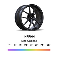 Rines de Aleación de Aluminio Forjado de 18 Pulgadas 5x114.3, Cóncavos Profundos, para Autos de Pasajeros, 18x8.5J, Negro Mate, Deportivos, para Mazda 3 Sedán