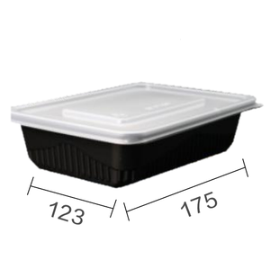 Boîte à salade en plastique personnalisée en gros, conteneur alimentaire jetable, compatible micro-ondes, avec couvercle transparent - Product Image 1