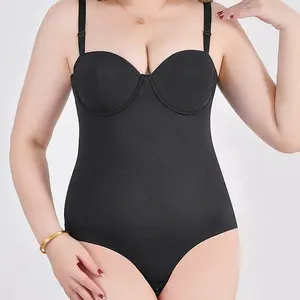 Body de mujer de alta calidad, lencería Sexy de punto de nailon Spandex, ropa interior en forma de elasticidad, Fitness medio, levantamiento de glúteos, venta al por mayor