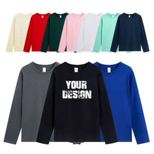 เสื้อเชิ้ตแขนยาวทรงโอเวอร์ไซส์ผ้าฝ้ายถักคุณภาพสูง 100% พิมพ์ลายดีไซน์เรียบง่าย สวมใส่สบาย เหมาะสำหรับเล่นกีฬา แห้งเร็ว ระบายอากาศได้ดี - Product Image 5