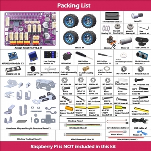 Kit de robotique PiCar Pro V2 (<span class=keywords><strong>Raspberry</strong></span> Pi NON inclus), voiture intelligente avec bras robotique 4-DOF pour Pi 5/4/3, caméra HD 1080P, OpenCV, OLED - Product Image 6