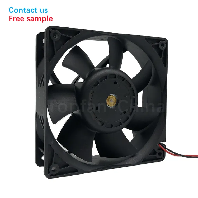 Fans Cooling Ventilateur Pc 12v 12cm 120mm 2U 4U Computer Case Fan 2pin Software Hardware Cpu Gpu System Dc Radiator Fan
