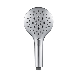 Custom Chrome-Finish Three-Function Hand <strong>Shower</strong> Patent Switching Button Fashion <strong>Shape</strong> Water Outlet Hand <strong>Nozzle</strong> Hotels Bathrooms - Product Image 1