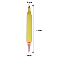 Lot de marqueurs artistiques professionnels Ikeyword à double pointe jaune pour étudiants, 12/24/36/48/60/80 couleurs
