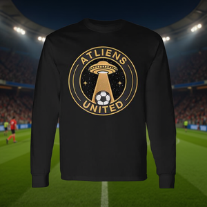 Camiseta de manga larga Atliens United, camiseta de aficionado al fútbol, ​​talla para adultos - Product Image 3