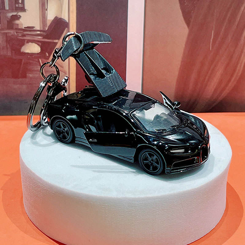 Simulación de mini coche deportivo colgante-Negro