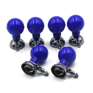 Couleur personnalisée <span class=keywords><strong>ECG</strong></span> EKG machine multi-usages adulte poitrine ampoule d'aspiration électrode 6 pièces par ensemble - Product Image 1