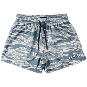 Men Elastic Waist Mesh Gym Shorts Quick Dry Breathable Fitness Workout Running Shorts Custom Logo Wholesale Training Active Wear