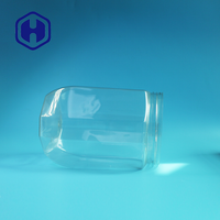 Bocaux en plastique PET de qualité alimentaire de grande taille 2480 ml avec couvercle à vis, étanches et sans BPA, pour la conservation des aliments en conserve et des collations