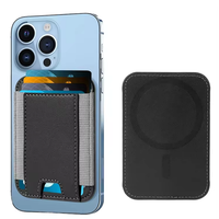 Dompet Ponsel Magnetik Kuat Logo Kustom, Tempat Kartu PU Aman untuk iPhone, Buatan Cina