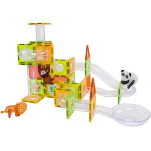 EPT 127 pièces, blocs de construction magnétiques créatifs, tubes, blocs de construction magnétiques, jeu de construction de circuit de billes magnétique, jouet de connexion pour enfants - Product Image 3