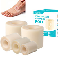 Bande hydrocolloïde en PU ultra-absorbante et imperméable, essentielle pour les trousses de premiers secours, protège contre les contaminants, masquage stérile