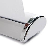 Support de bannière de table rétractable IMPAC A4 Mini, impression numérique, encre éco-solvant, matériau plastique/PVC vinyle
