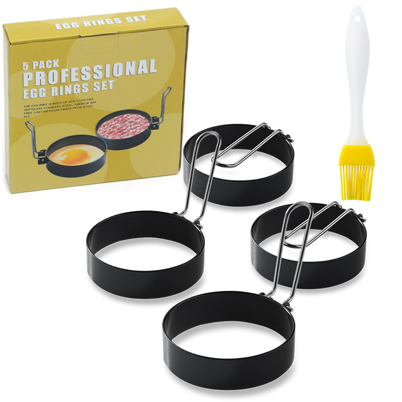 Noir 5pcs + boîte-cadeau
