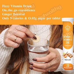 Vitahealthy OEM ODM Marque Privée <span class=keywords><strong>Vitamine</strong></span> C <span class=keywords><strong>D</strong></span> <span class=keywords><strong>Zinc</strong></span> Comprimés Effervescents Sans Sucre pour Adultes <span class=keywords><strong>et</strong></span> Enfants Renforcement Immunitaire Non-OGM - Product Image 4