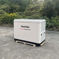 SLONG MARCA 15 KW 17 KW SILENCIOSO Generador de energía de emergencia Gas natural