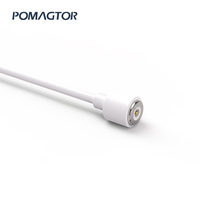 Cable de carga magnético de cabeza redonda para Dispositivo inteligente, 7,4mm, alta calidad, 2 pines