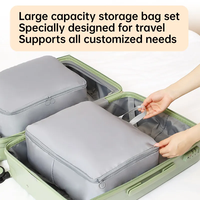 Offre Spéciale Compression Voyage Bagages Organisateur 6 Set Emballage Cubes Vêtements Sac De Rangement pour Valises Accessoires
