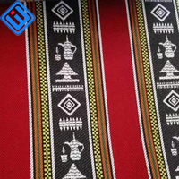 Nouveau beau tissu d'ameublement Jacquard Sadu arabe élégant pour sac de tente de chaise de canapé du Moyen-Orient