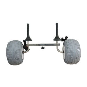 Chariot de plage pliable universel, remorque de canoë <span class=keywords><strong>kayak</strong></span> avec roue de ballon, chariot de <span class=keywords><strong>kayak</strong></span> d'une capacité de 1 personne - Product Image 1