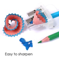 Foska Ensemble de Crayons de Couleur Gommes Durables, Vibrants et Ultra-Lisses de 7,0 Pouces, 12 ou 24 Couleurs, pour Étudiants, pour le Dessin et l'Esquisse