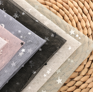 Packaging Materials Custom air Mesh Lace Fabric Starry Moon Tulle for Decoration - Product Image 2