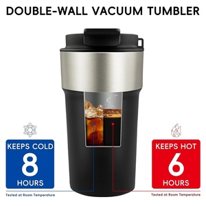 Custom Logo Hotcold <b>Thermal</b> Flask 17oz Smart <b>Mug</b> Temperature Display Stainless Steel Tumbler Cups Set Modern <b>Coffee</b> <b>Mug</b> Black - Product Image 2