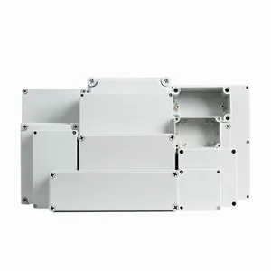 Nouveau matériel en plein air étanche en plastique pvc commutateur boîte de jonction surveillance terminal batterie boîte abs en plastique puissance scellé boîte