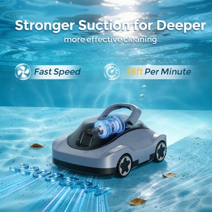 Fabricant professionnel de nettoyeurs de <span class=keywords><strong>piscine</strong></span> robotisés, autonomie de 150 minutes, filtration rapide de l'eau, stationnement automatique, nettoyage - Product Image 3