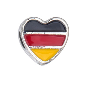 Oferta Especial: Abalorios de Aleación con Bandera Americana y Agujero Grande, con Esmalte, Estilo Punk DIY, para Pulseras y Accesorios para Cordones de Zapatos - Product Image 6