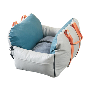Lit de siège de <span class=keywords><strong>voiture</strong></span> pour animaux de compagnie étanche facile à nettoyer siège d'appoint Portable petit chien lit de siège de <span class=keywords><strong>voiture</strong></span> pour les voyages en plein air - Product Image 1