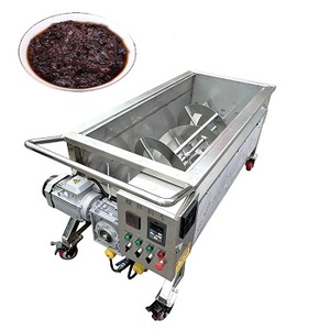 Mélangeur de sauce à agitateur horizontal à chauffage électrique pour sauce <span class=keywords><strong>salsa</strong></span> à pâte alimentaire - Product Image 5