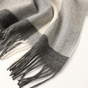 Innerlijke Mongolië 100% Wol Vrouwen Sjaal Sjaal Custom Designer Kwast Kasjmier Wol Poncho Cape - Product Image 6