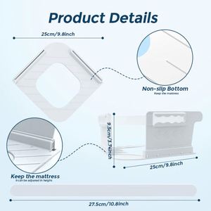 Reusable Convenient Heavy Duty <b>Plastic</b> Bed <b>Sheet</b> Holder Clips Mattress Straps Lock <b>Sheet</b> Holders for Secure Fit Modern Simple - Product Image 2