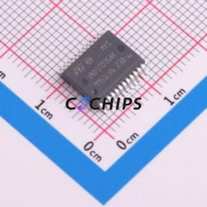 ชิปวงจรรวม PowerSSO-24 VND5T035AKTR-E ใหม่ของแท้สวิตช์อิเล็กทรอนิกส์พลังงาน PMIC - Product Image 1