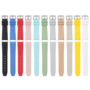Correa <span class=keywords><strong>de</strong></span> Reloj <span class=keywords><strong>de</strong></span> Silicona con Extremos Curvos y Logotipo Personalizado, Accesorios para Relojes <span class=keywords><strong>de</strong></span> Hombre, Correa <span class=keywords><strong>de</strong></span> Goma TPU, Correa Deportiva Impermeable para <span class=keywords><strong>Mujer</strong></span> - Product Image 2