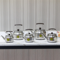 Bouilloire à gaz à induction en acier inoxydable 201 de tailles multiples Théières et bouilloires traditionnelles