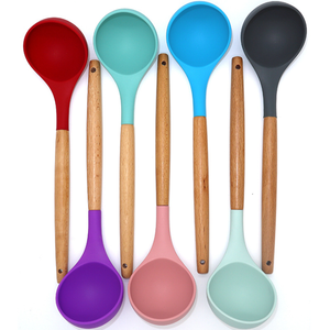 Silicone Spoon Spatula Heat Resistant BPA-Free Flexible Rubber Scraper - Product Image 3
