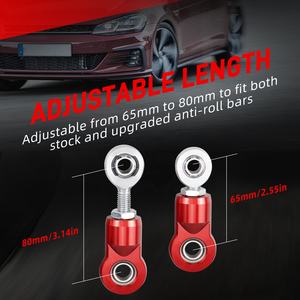 Enlace de extremo trasero ajustable BEVINSEE para VW para Golf 8 2020 + 7 7,5 2013-2020 Passat B8 <span class=keywords><strong>Arteon</strong></span> Tiguan II Jetta GLI 7 5Q0505465C - Product Image 4