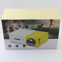 Mini-projecteur LCD portable YG300 2026 avec entrée audio USB pour home cinéma et lecture vidéo LED