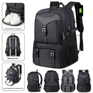 Mochila Personalizada de Gran Capacidad, Diseño Masculino, Inteligente, Expandible, Impermeable, para Viajes, Portátil y Negocios - Product Image 1