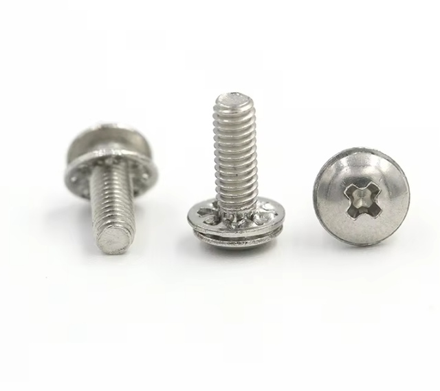 Durable Stainless Steel Pan Head Washer Screw PC Case Chassis Mount Fix Screw