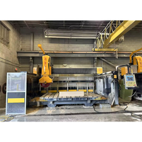 Sistema de Control de Corte para Sierras de Puente de 5 Ejes XIANDA con Computadora Industrial para Granito y Mármol