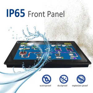 PIPO Panel industri 15.6 inci, Pc Intel I3 Tablet industri portabel, komputer industri layar sentuh 10 Os