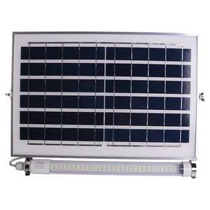 Playground Garden Warehouse Outdoor Wall Lighting Led Tube Light With Solar Panel