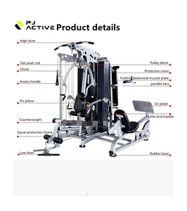 Pinjian nhà máy bán buôn 2025 nặng máy tập thể dục mạnh mẽ đa chức năng tập thể dục để sử dụng nhà với trọng lượng Stack - Product Image 5