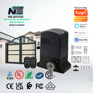 NB MOTOR 433Mhz 4 Boutons Silicone Clavier Abs Matériau Télécommande Piles <span class=keywords><strong>Alimentation</strong></span> pour Porte de Garage - Product Image 3