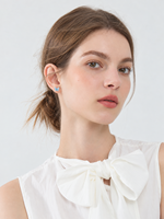 KAVNAR Boucles d'oreilles papillon émail bleu dégradé laiton délicat mignon