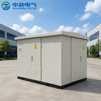 Poste de transformateur préfabriqué extérieur de type européen 630 kVA YBW-1 pour station de recharge de véhicules électriques