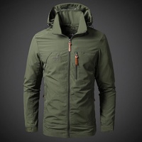 Veste de montagne pour homme, épaisse, imperméable, à fermeture éclair, en softshell, avec logo personnalisé, respirante, coupe-vent, col roulé, automne-hiver